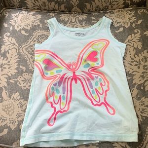 Blue butterfly tank top from Gap
